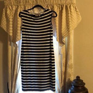 Super comfy blue/white dress